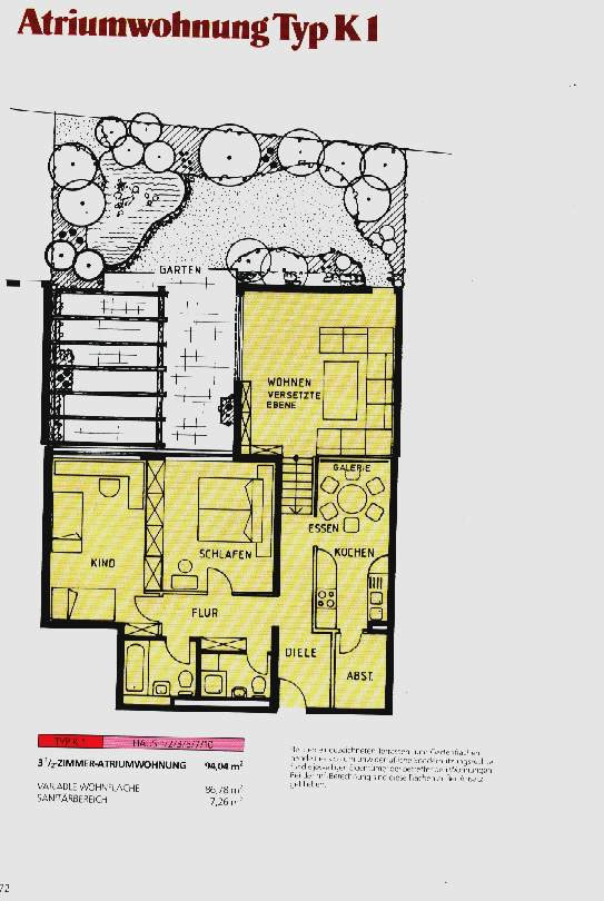 Atriumwohnung Typ K1