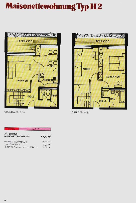 Maisonettewohnung Typ H2