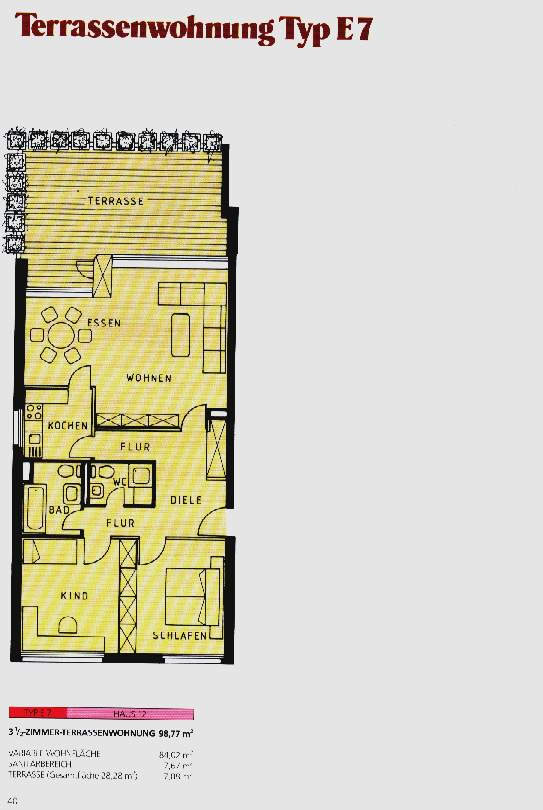 Terrassenwohnung Typ E7